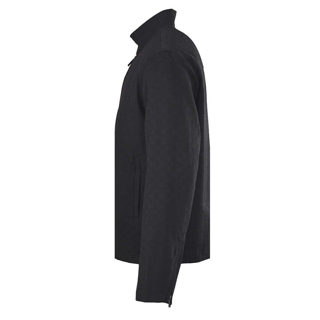 GUCCI GG Tonal Jacquard Zip-Up Jacket