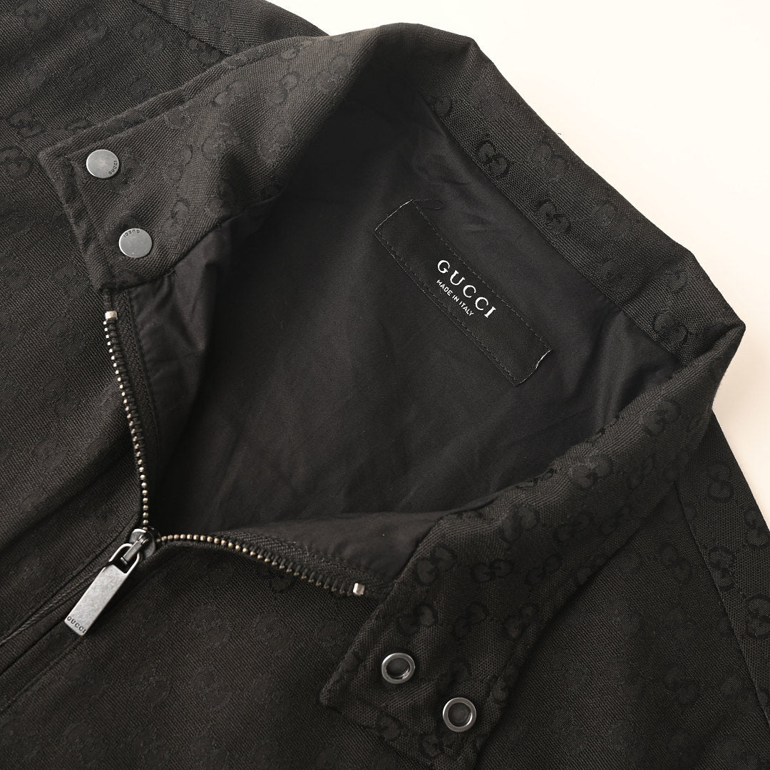 GUCCI GG Tonal Jacquard Zip-Up Jacket