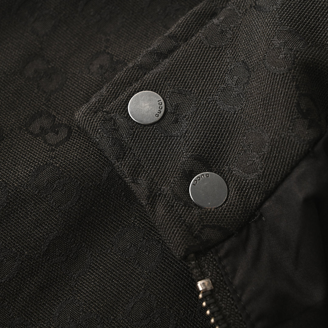 GUCCI GG Tonal Jacquard Zip-Up Jacket