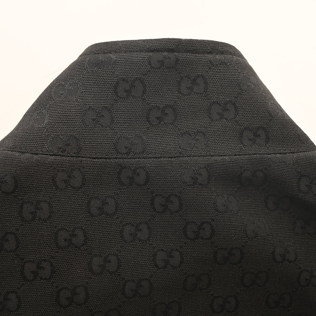 GUCCI GG Tonal Jacquard Zip-Up Jacket