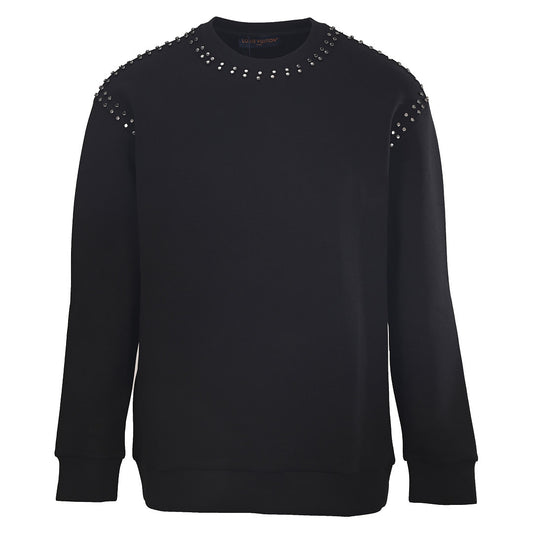 LOUIS VUITTON LV Metal Stud Crewneck Sweatshirt