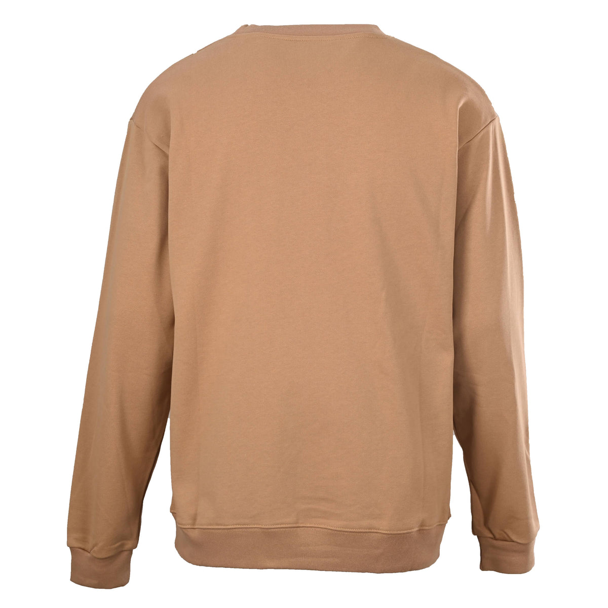 Gucci Camel Tape Me Sequin Belt Graphic Cotton Crewneck Sweatshirt