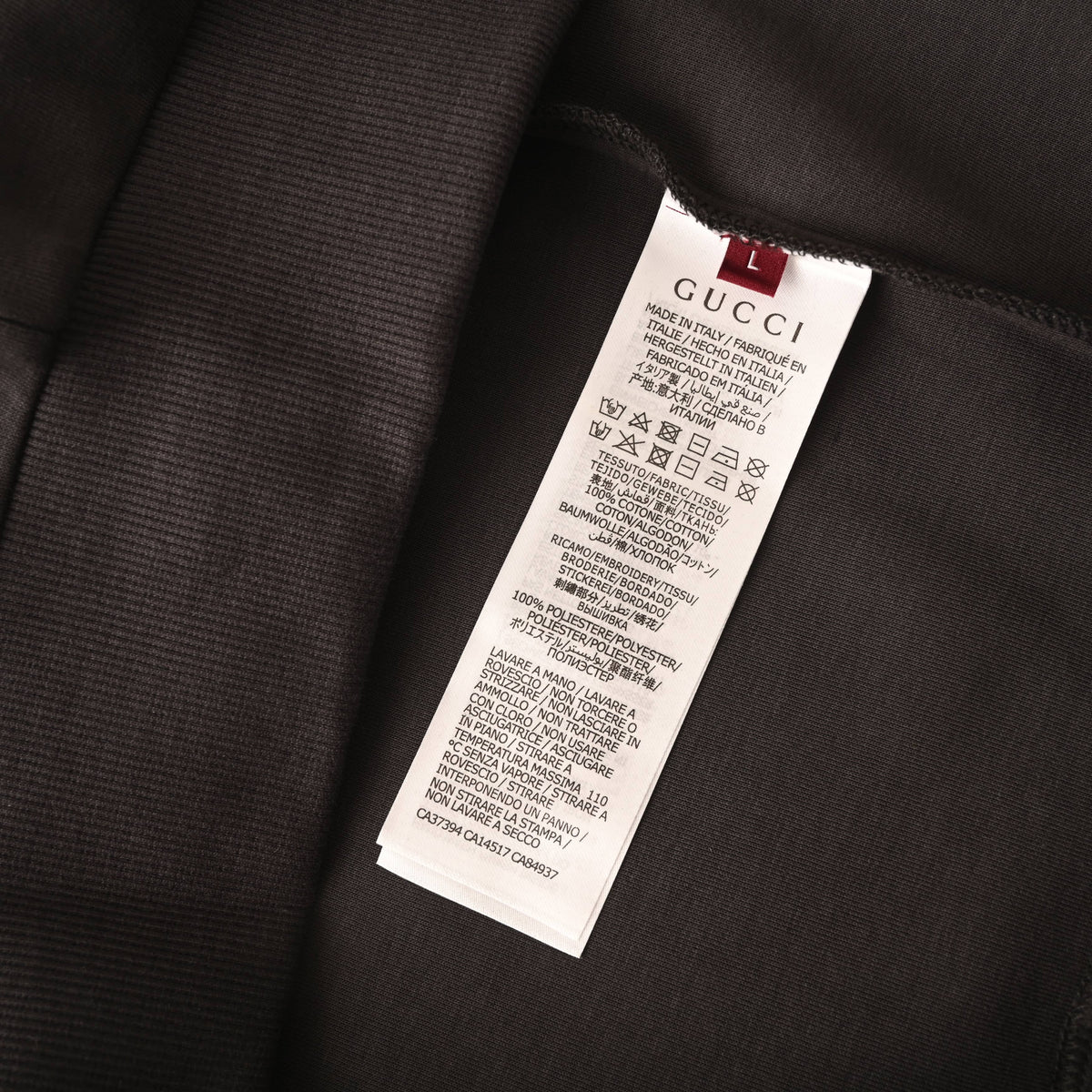 Gucci Interlocking G Embossed Cotton Crewneck Sweatshirt