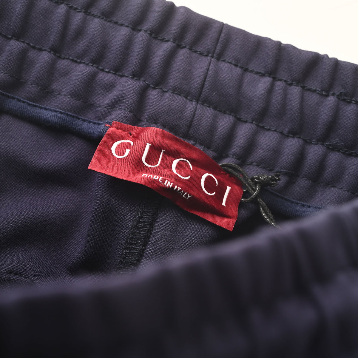 Gucci Unisex Lightweight Trousers with Webbing Detail
