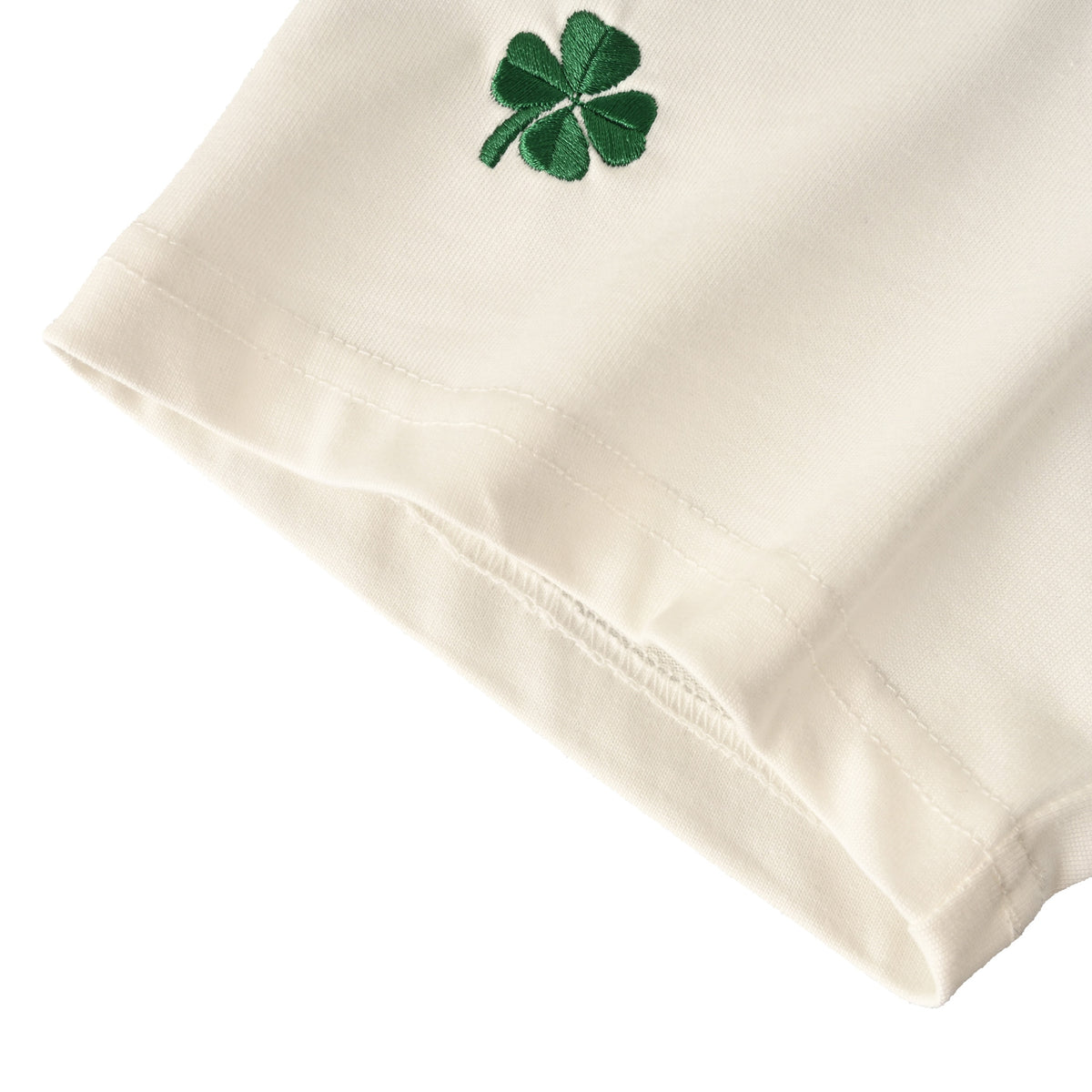 Christian Dior CD All-Over Four-Leaf Clover Embroidered T-Shirt | Short-Sleeve Statement Tee