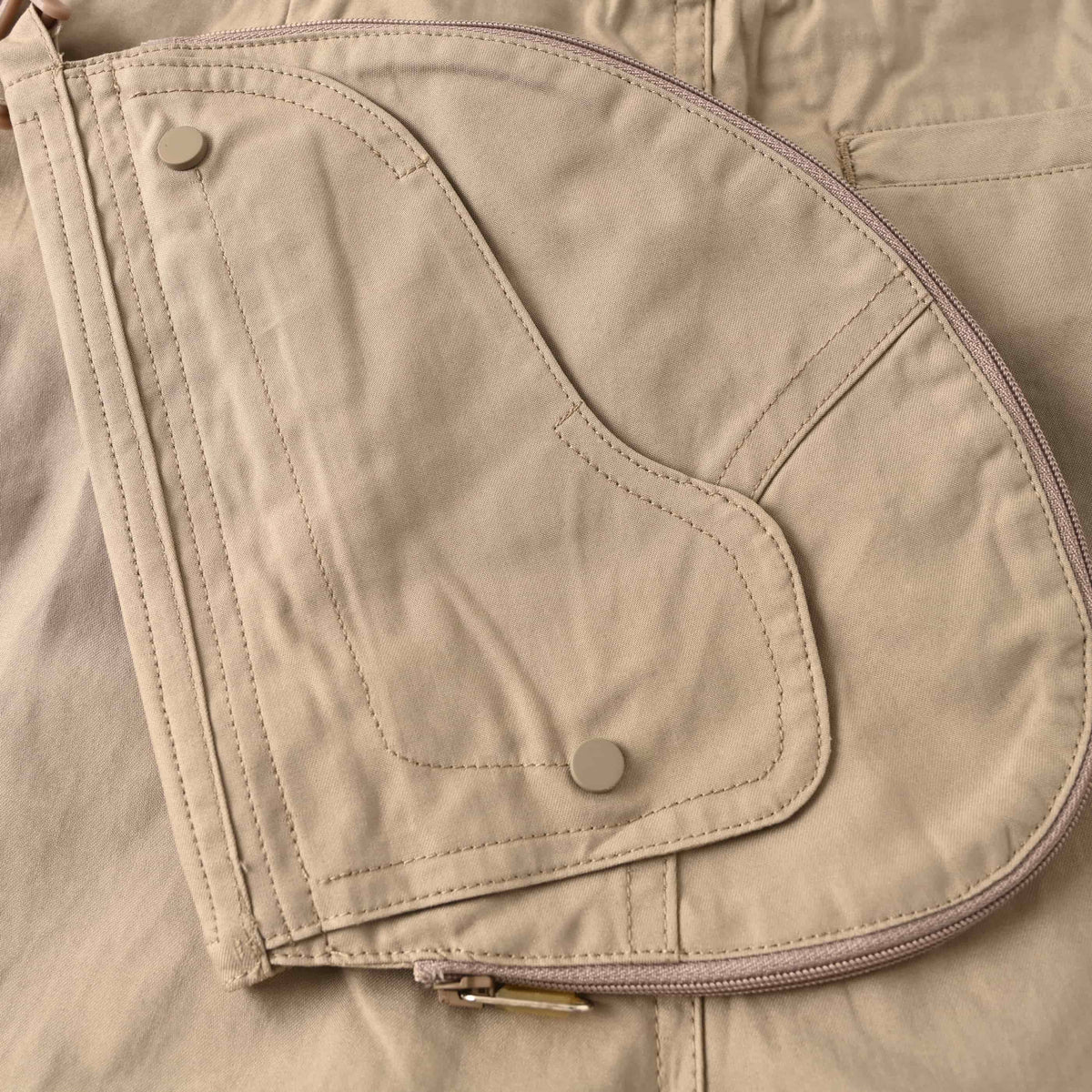Christian Dior Utility Cargo Pants with Detachable Saddle Bag and Full-Length Workwear Styling