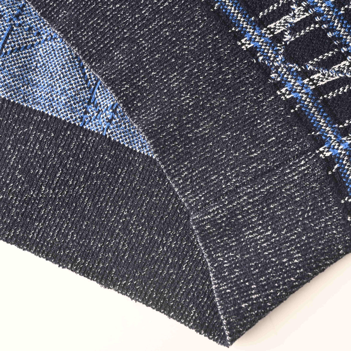 Christian Dior Starry Check Knit Sweater with Embroidered Detail and Crewneck Pullover Style