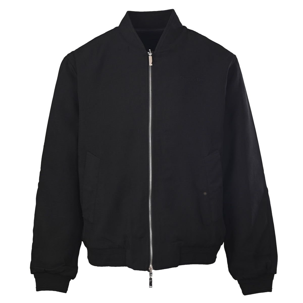 Christian Dior Reversible Cannage Quilted Padded Jacket, Geometric Pattern Outerwear for Layered Looks
