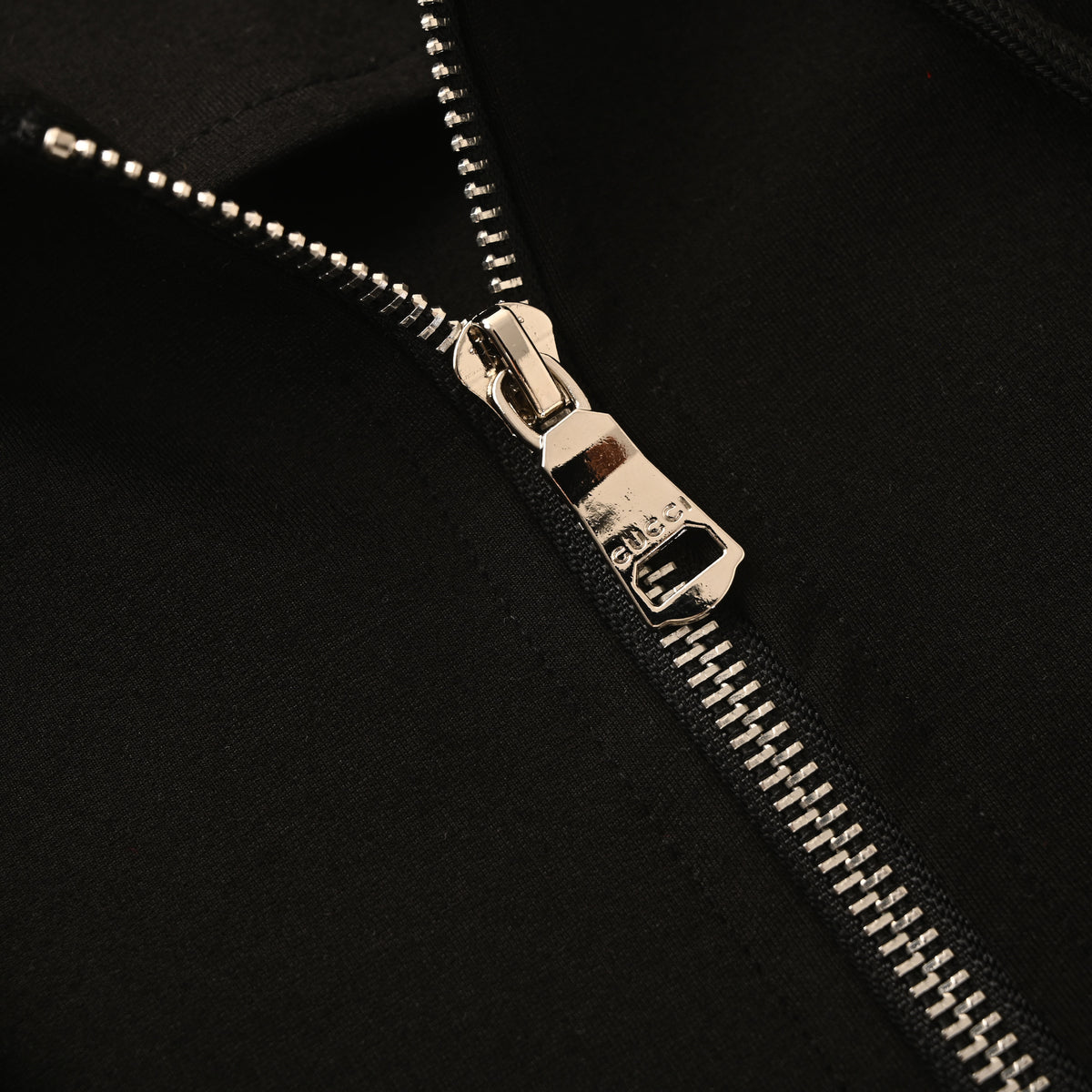 Gucci Unisex Zip-Up Jacket with Lettered Side Webbing