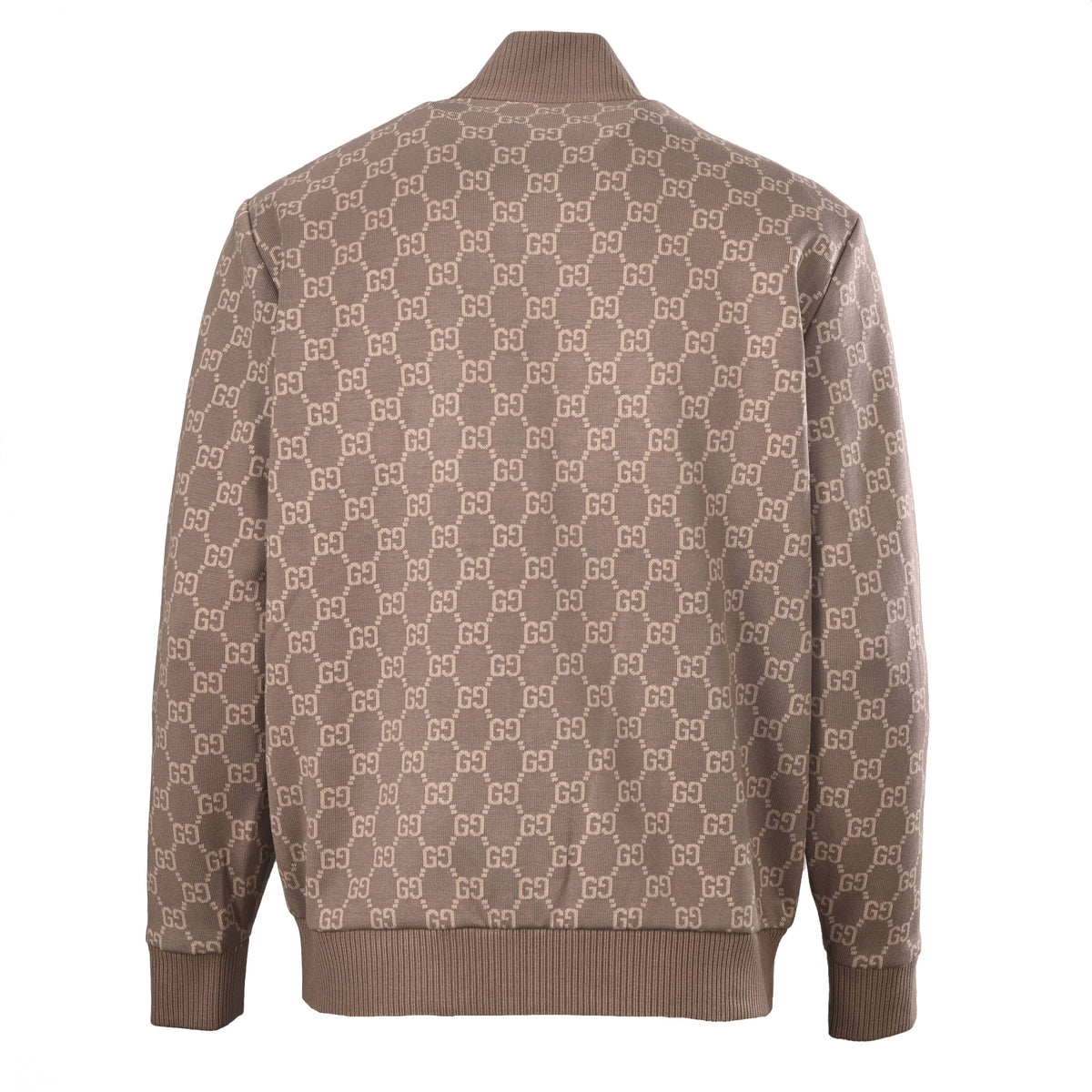 Gucci Unisex GG Jacquard Knit Bomber Jacket