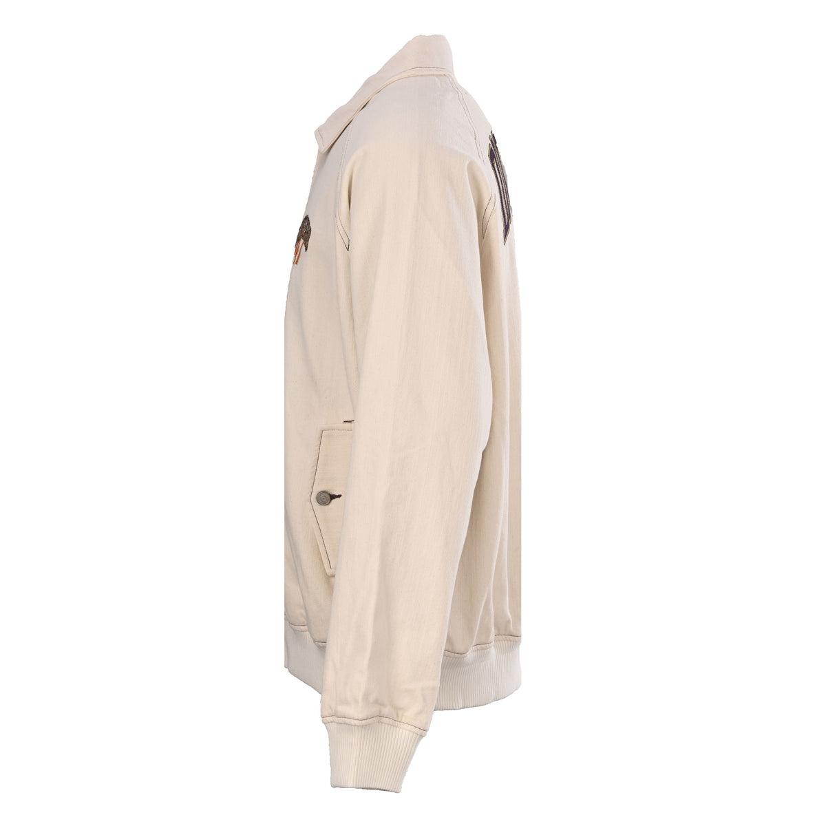 Christian Dior Embroidered Lettering Varsity Jacket, Collegiate Baseball Streetwear