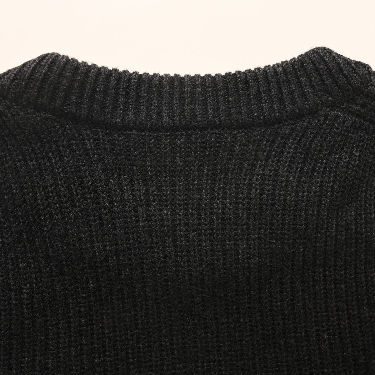 Gucci Wool-Cashmere Ribbed Crewneck Logo Sweater
