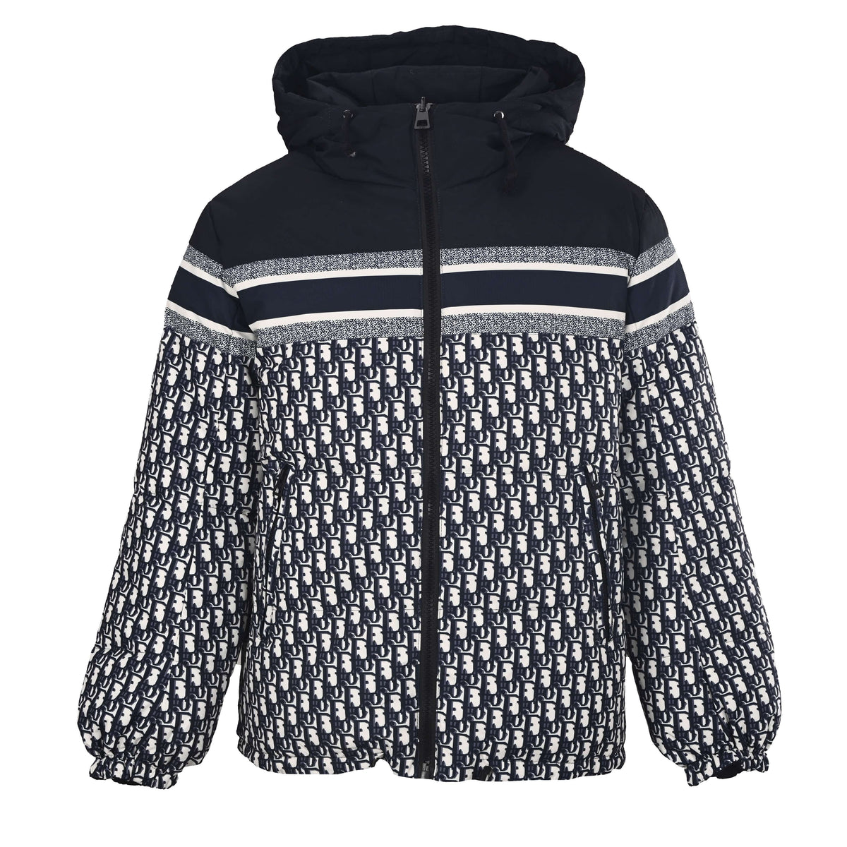 Christian Dior Reversible Down Jacket with Classic All-Over Monogram, Winter Outerwear