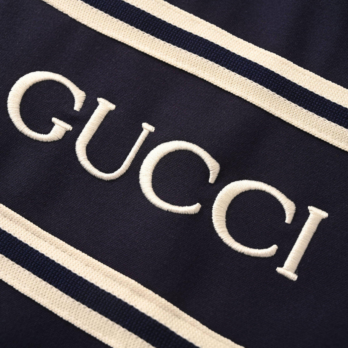 Gucci Unisex Lightweight Zip-Up Jacket with Webbing Detail
