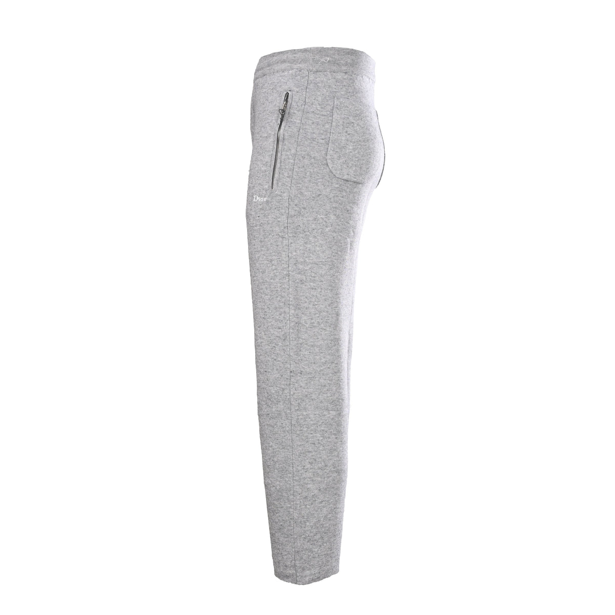 Christian Dior Oblique Jacquard-Lined Track Pants, Blended Fabric Full-Length Sportswear Trousers