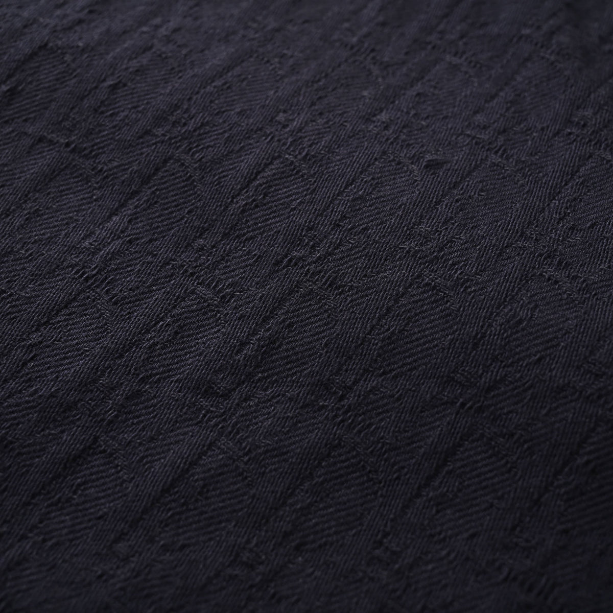 Christian Dior Long-Sleeve Denim Shirt with Subtle All-Over Pattern for Casual Streetwear