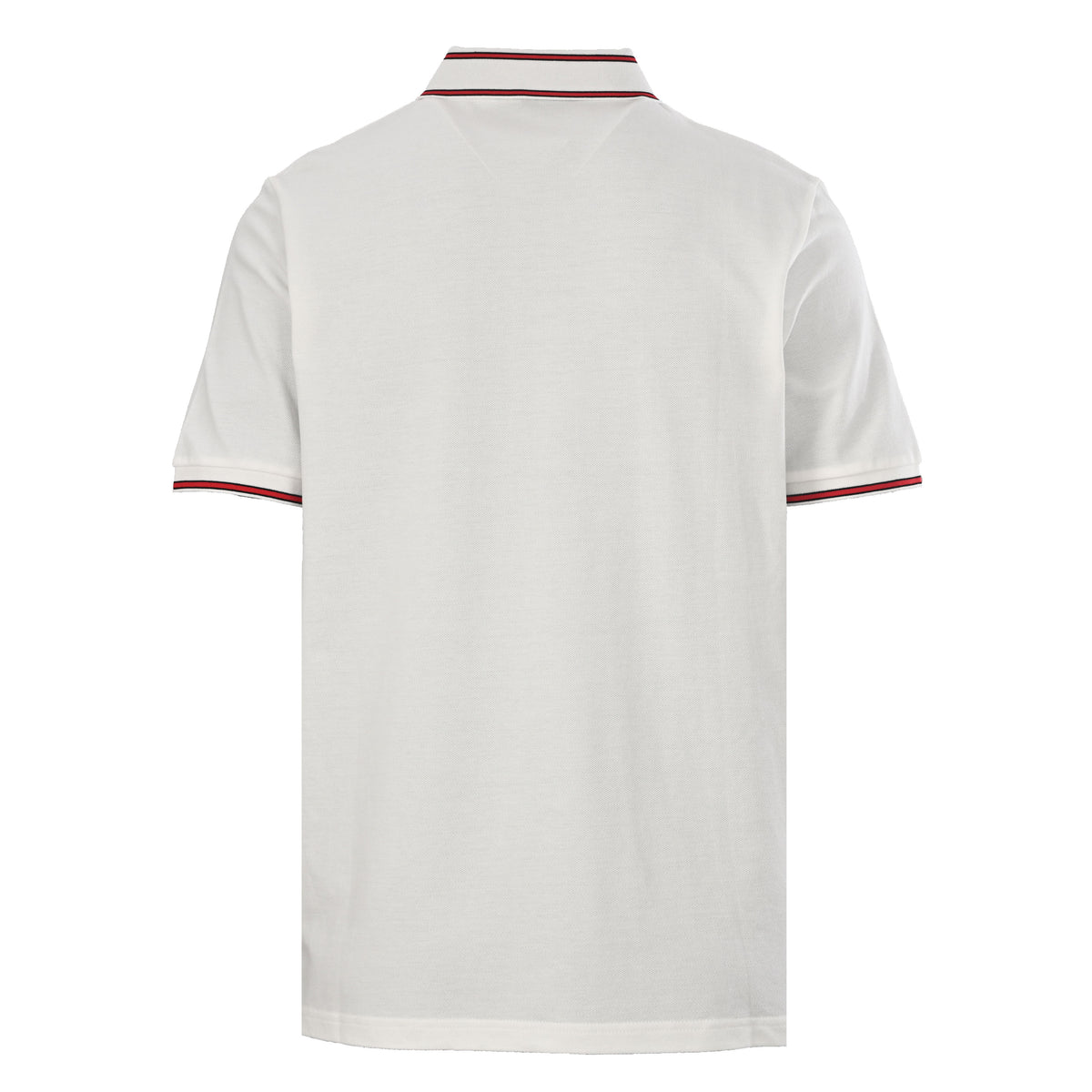Gucci White Cotton Piqué Logo Collar Polo Shirt