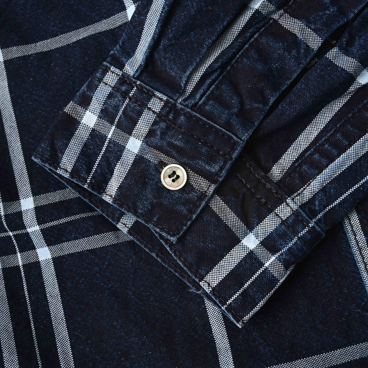 Christian Dior Plaid Long Sleeve Shirt Jacket with Fringed Hem, Casual Layering Overshirt