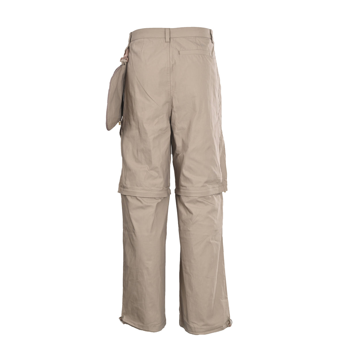 Christian Dior Utility Cargo Pants with Detachable Saddle Bag and Full-Length Workwear Styling