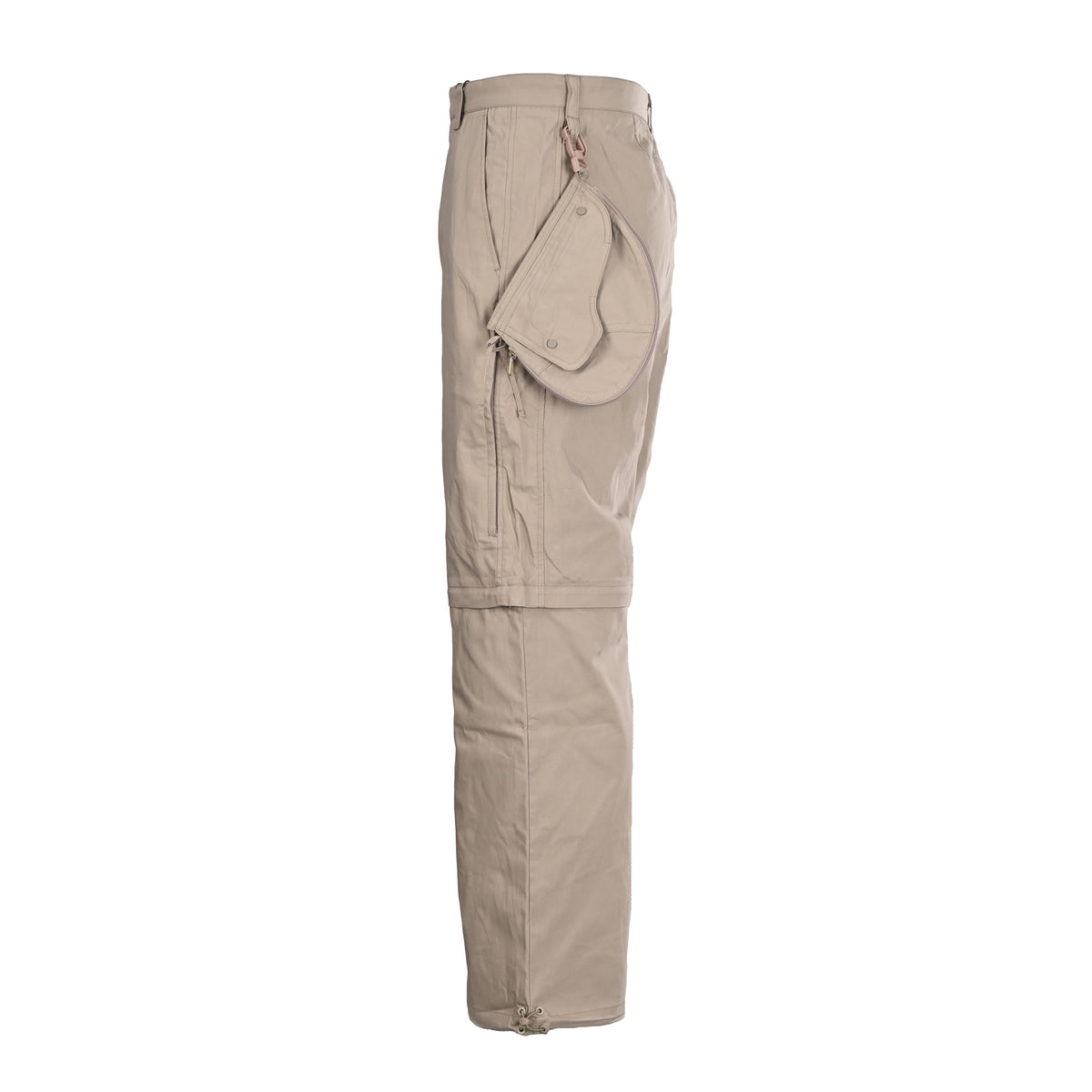 Christian Dior Utility Cargo Pants with Detachable Saddle Bag and Full-Length Workwear Styling