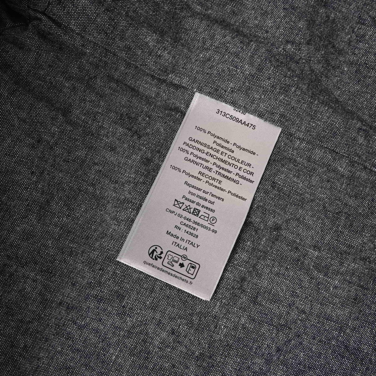 Christian Dior CD Leather Patch Diamond-Quilted Padded Jacket | Winter Layering Outerwear