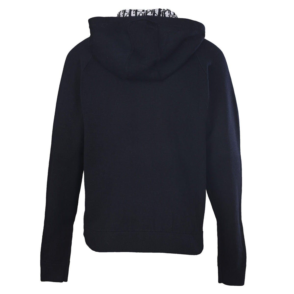Christian Dior Jacquard-Lined Hooded Sweatshirt Jacket, Blended Fabric Hoodie for Casual Layering