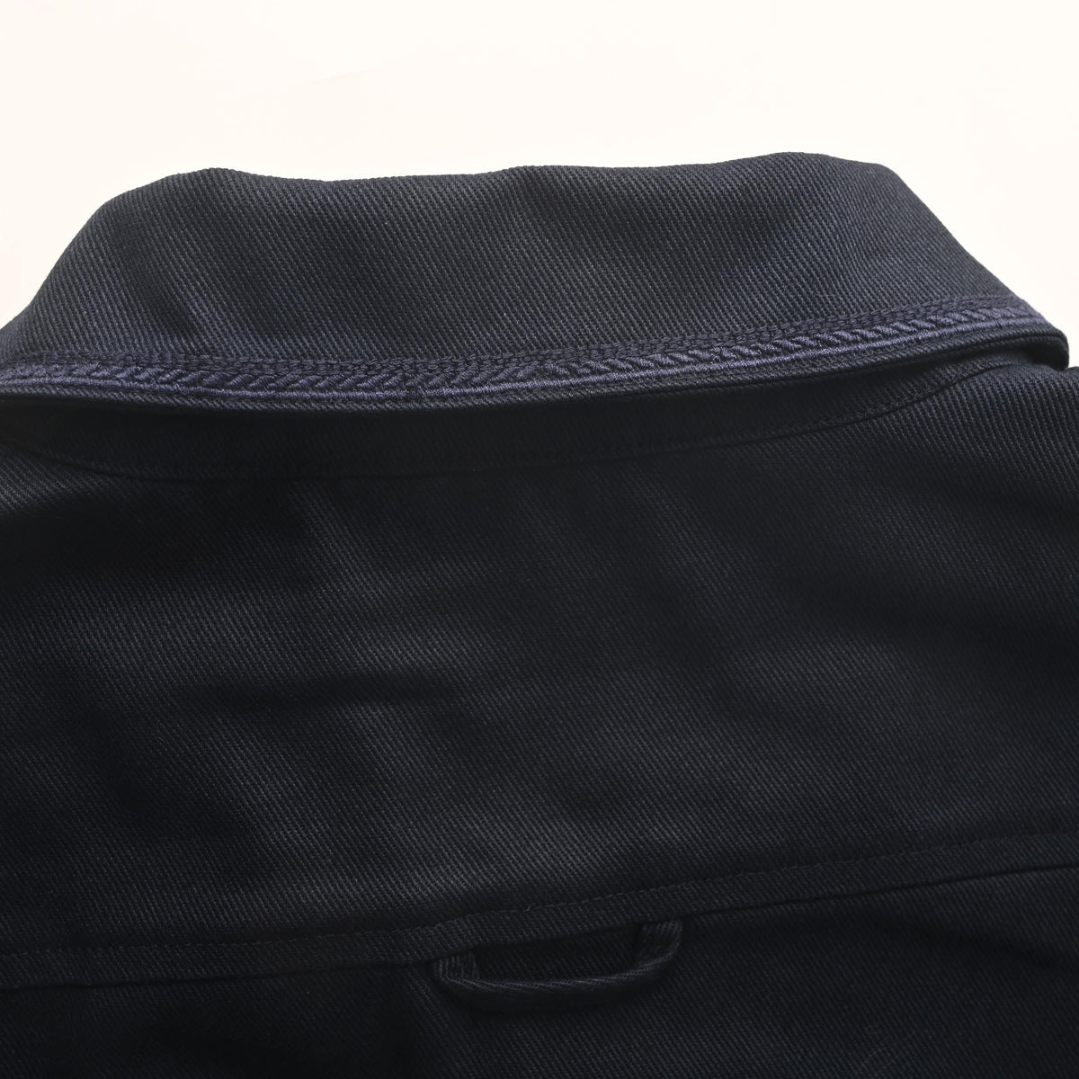 Christian Dior Gabardine Jacket with Embroidered Square Logo Patch, Smart-Casual Outerwear