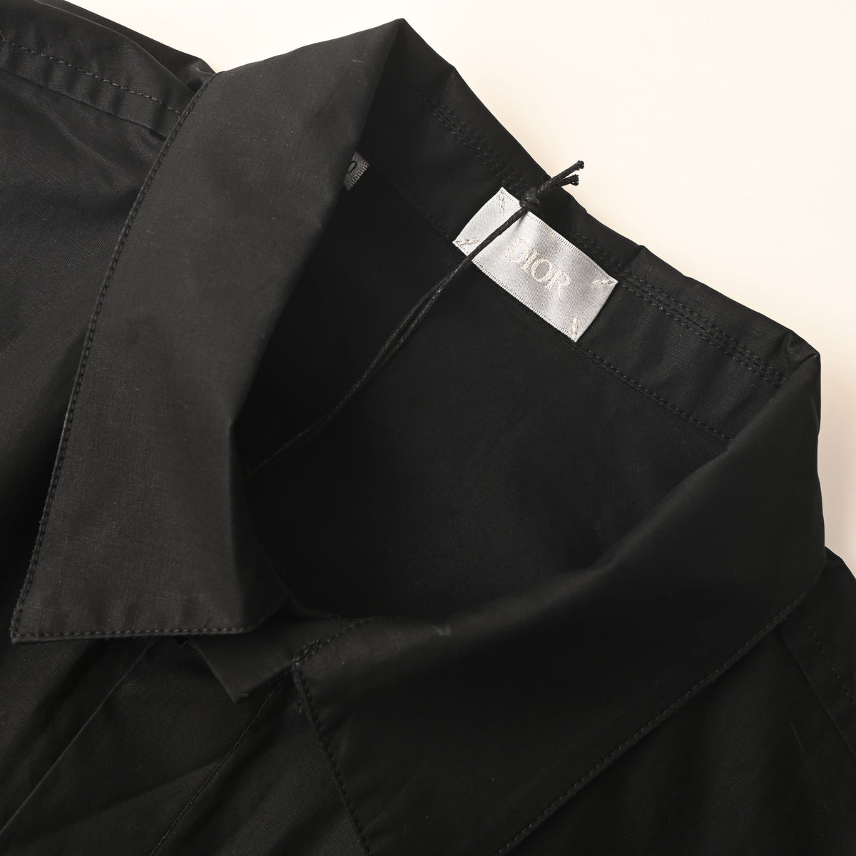 Christian Dior Four-Pocket Utility Jacket with Back-Tie Waist Belt, Safari-Inspired Outerwear