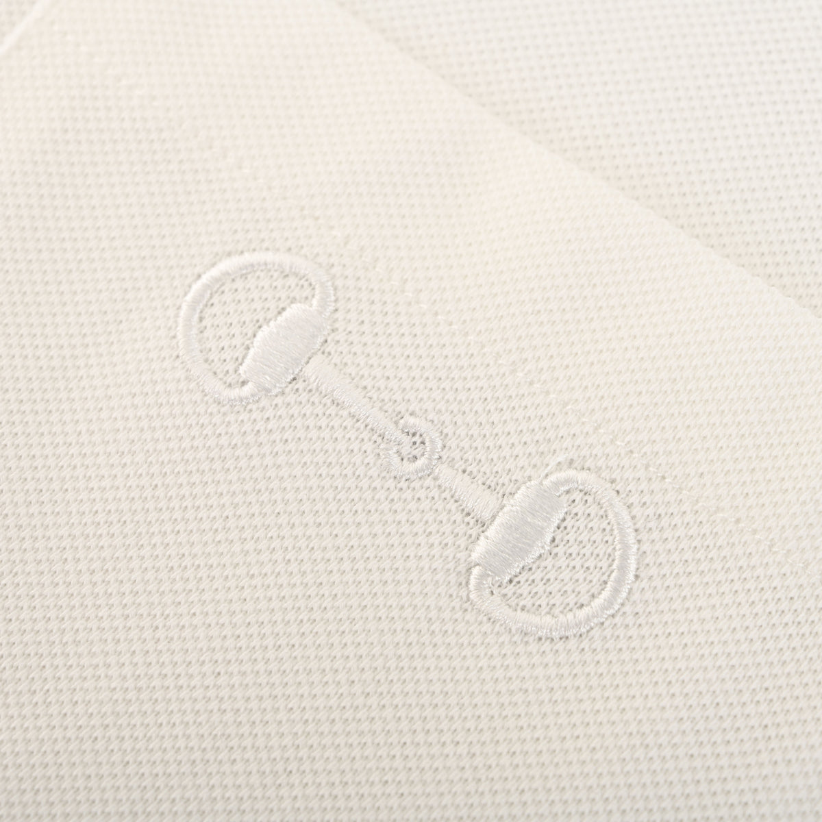 Gucci White Cotton Piqué Horsebit Embroidered Pocket T-Shirt