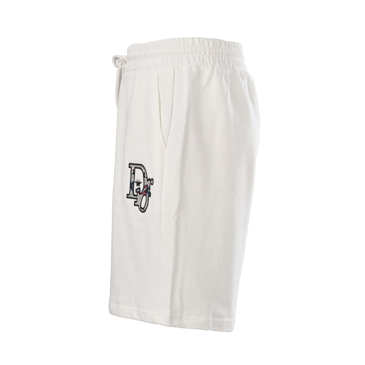 Christian Dior Bee Logo Embroidered Shorts, Signature Emblem Detail for Casual Summer Outfits