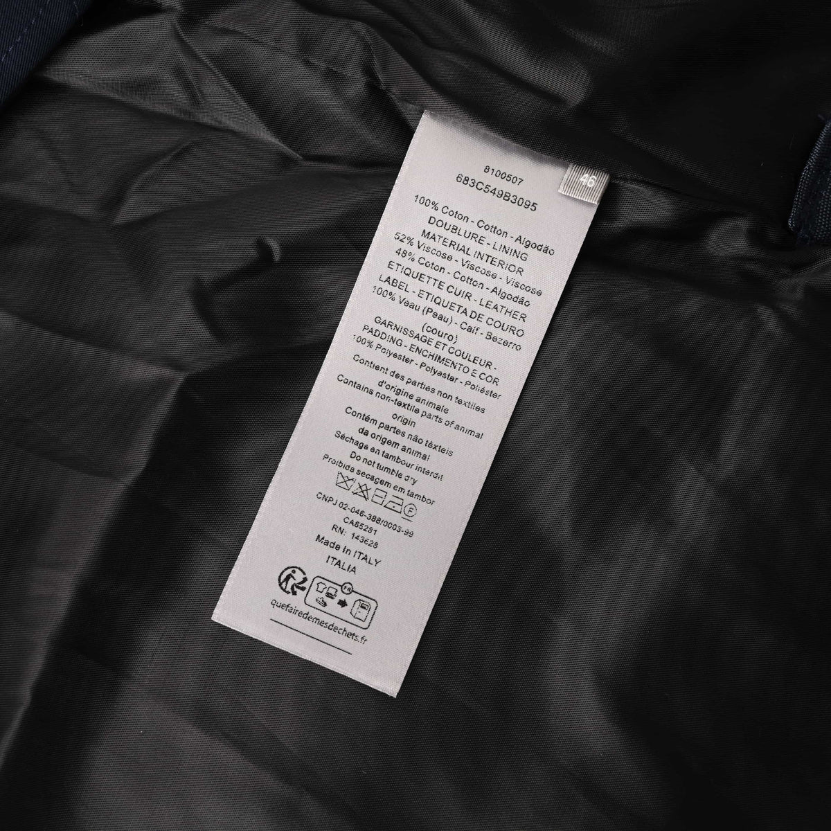 Christian Dior CD Cannage Padded Jacket with Leather-Trim Pockets | Cold-Weather Statement Outerwear