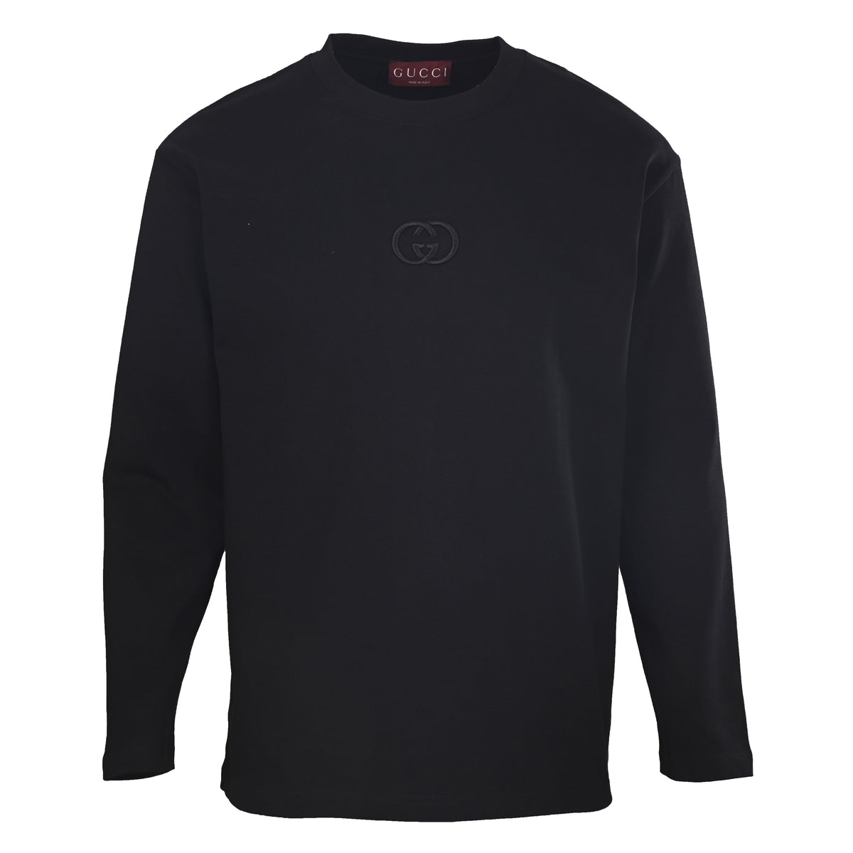 Gucci Unisex GG Embroidered Long-Sleeve T-Shirt