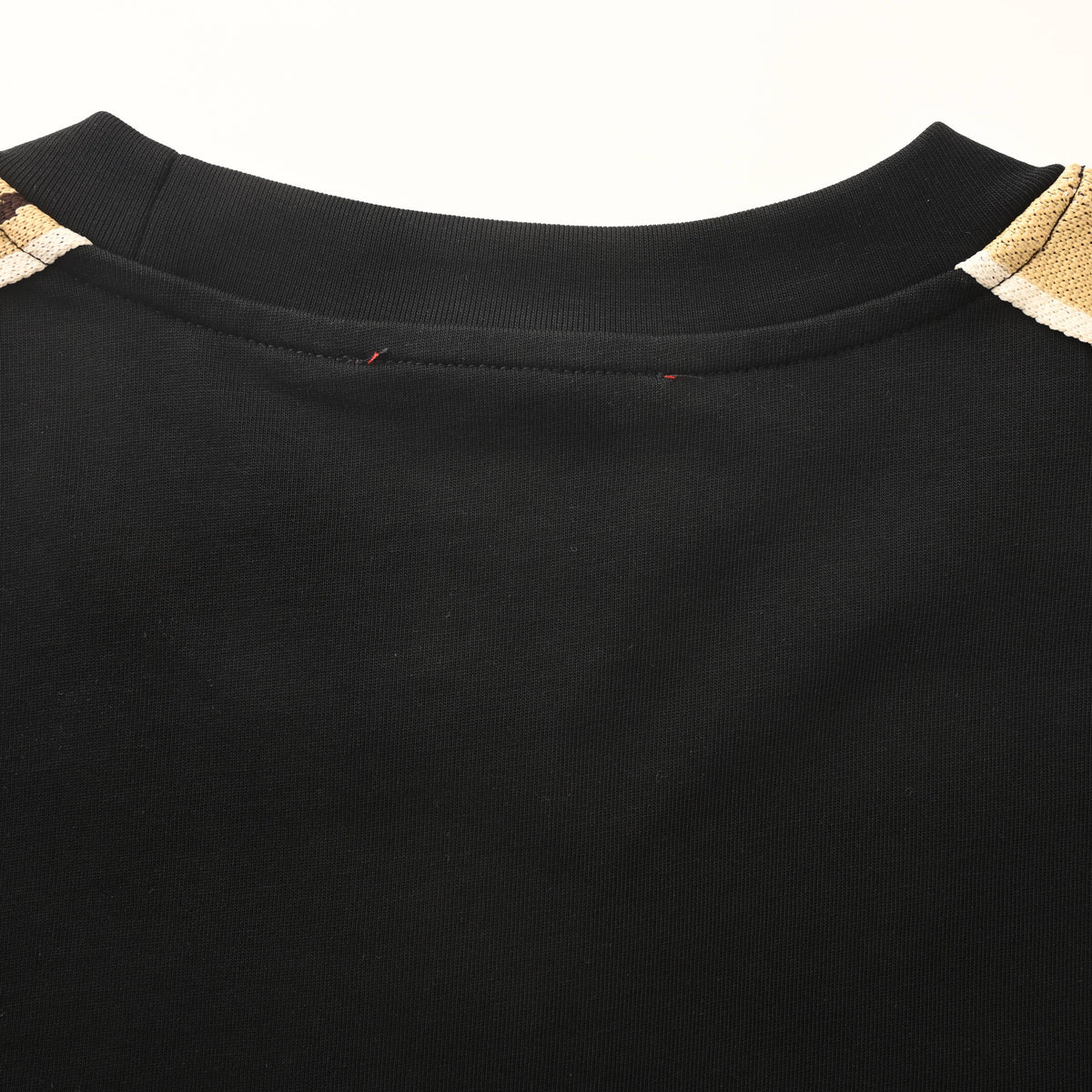 Gucci Black GG Jacquard Tape Oversized Cotton T-Shirt