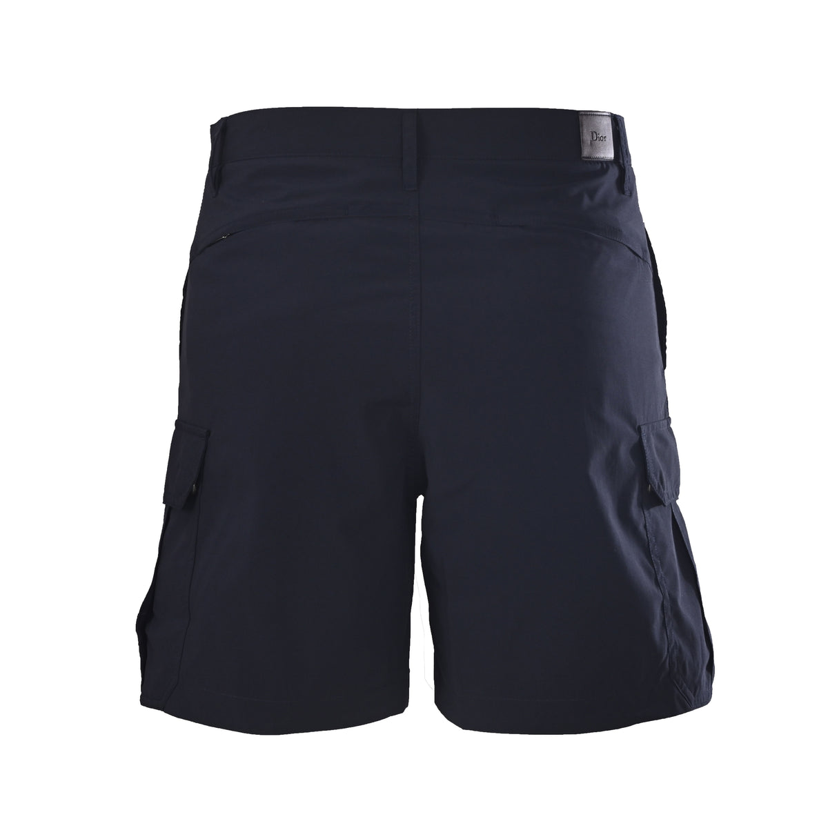 Christian Dior Letter-Embroidered Utility Shorts with Button Details for Summer Streetwear