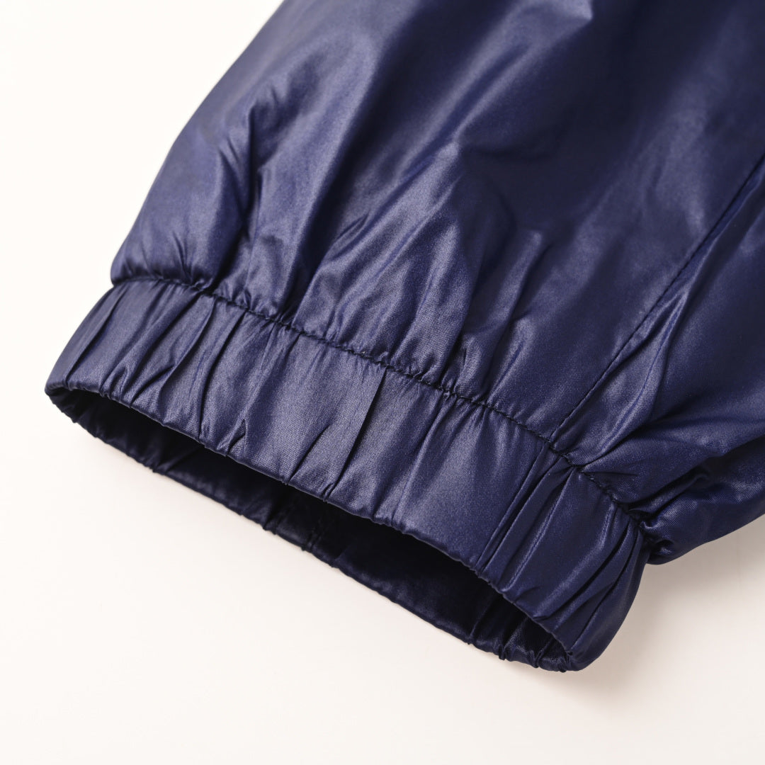 Christian Dior Silk Jacquard Hooded Jacket with Sleeve Label Detail for Elevated Casual Layering