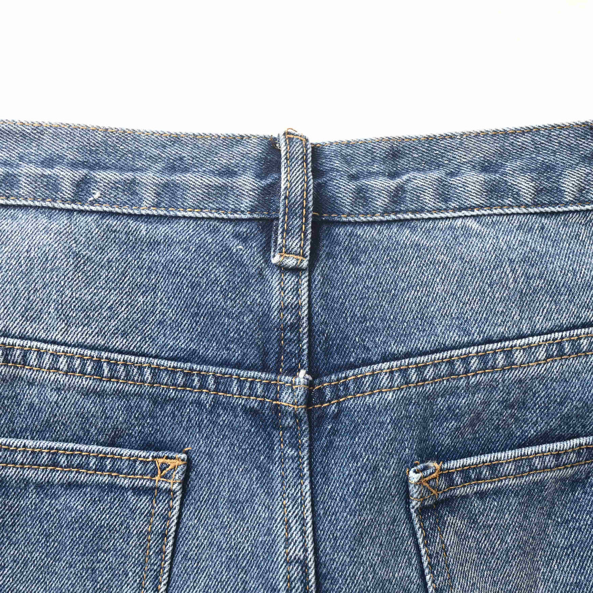 Christian Dior Side Stripe Jacquard Lettering Jeans, Leather Label Full-Length Denim Pants