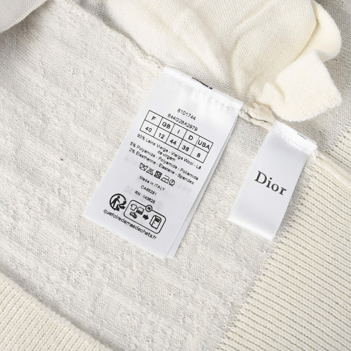 Christian Dior Oblique All-Over Monogram Hooded Knit Jacket, Zip-Up Knitwear for Casual Layering