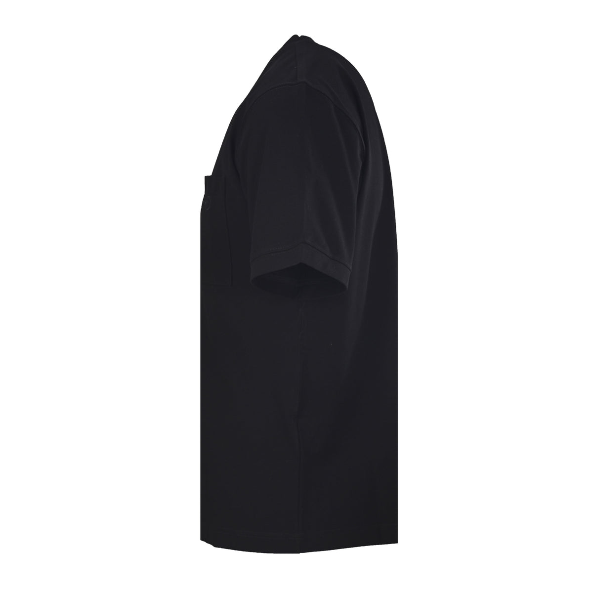 Gucci Black Cotton Piqué Horsebit Embroidered Pocket T-Shirt