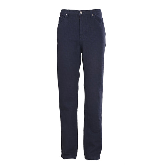 Christian Dior Subtle All-Over Print Jeans with Understated Patterned Denim for Everyday Streetwear
