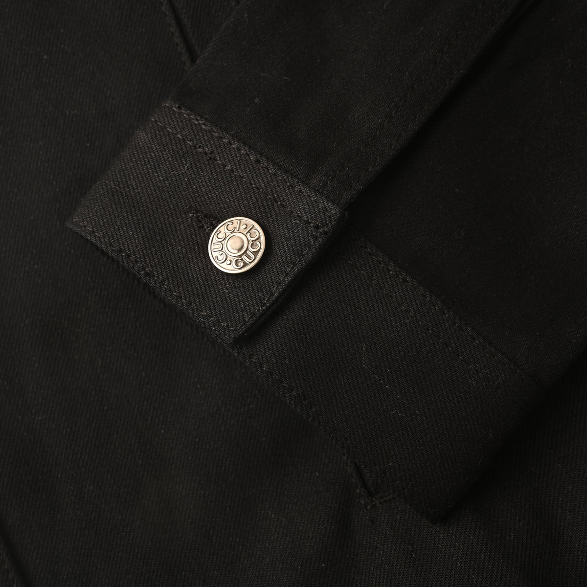 Gucci Unisex Horsebit Detail Twill Biker Jacket
