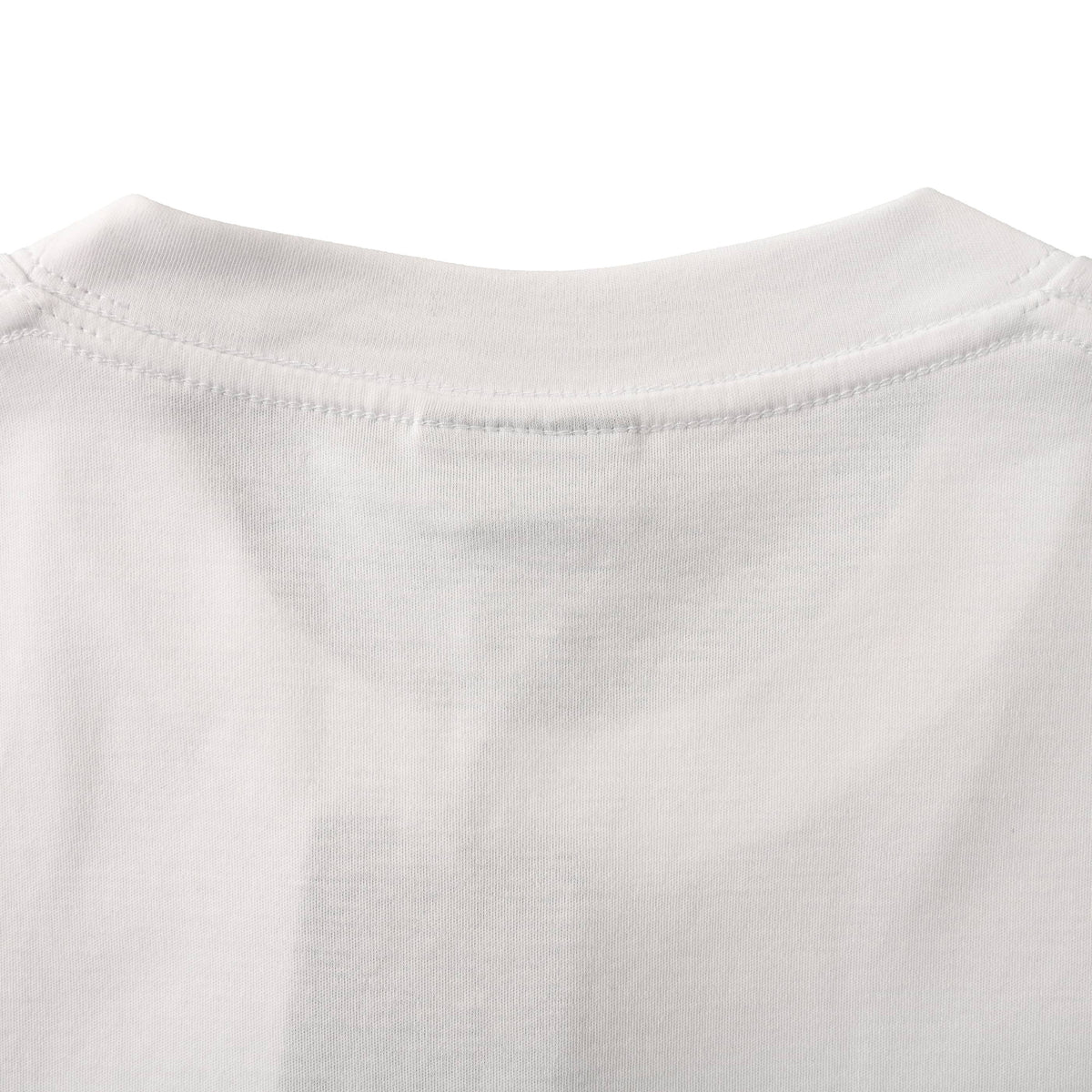 Gucci White Tonal Crest Embroidered Crewneck T-Shirt